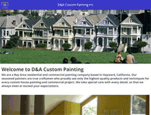 Tablet Screenshot of dnacustompainting.com